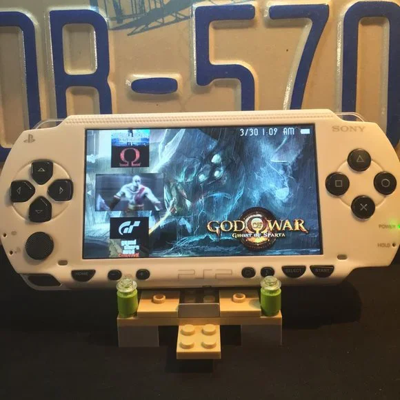 Sony PSP 1001 ALL BLACK (NOT white) Charger & Games Installed - Picture 5 of 12